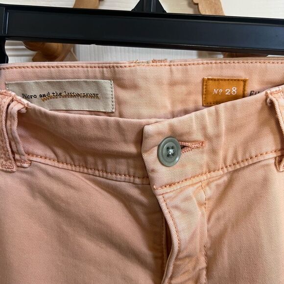 Pilcro Light Pink Chino Pants, business casual, preppy - Picture 2 of 7